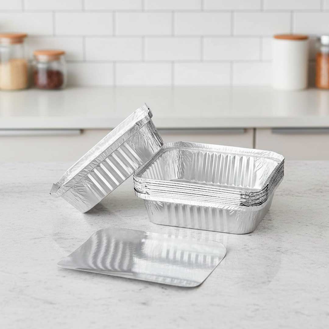 BANDEJA ALUMINIO 500 ML X 10 UN 2401