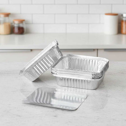 BANDEJA ALUMINIO 500 ML X 10 UN 2401