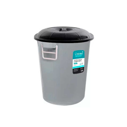 PAPELERA CON TAPA NEGRA Y AGARRE 109L MB0060