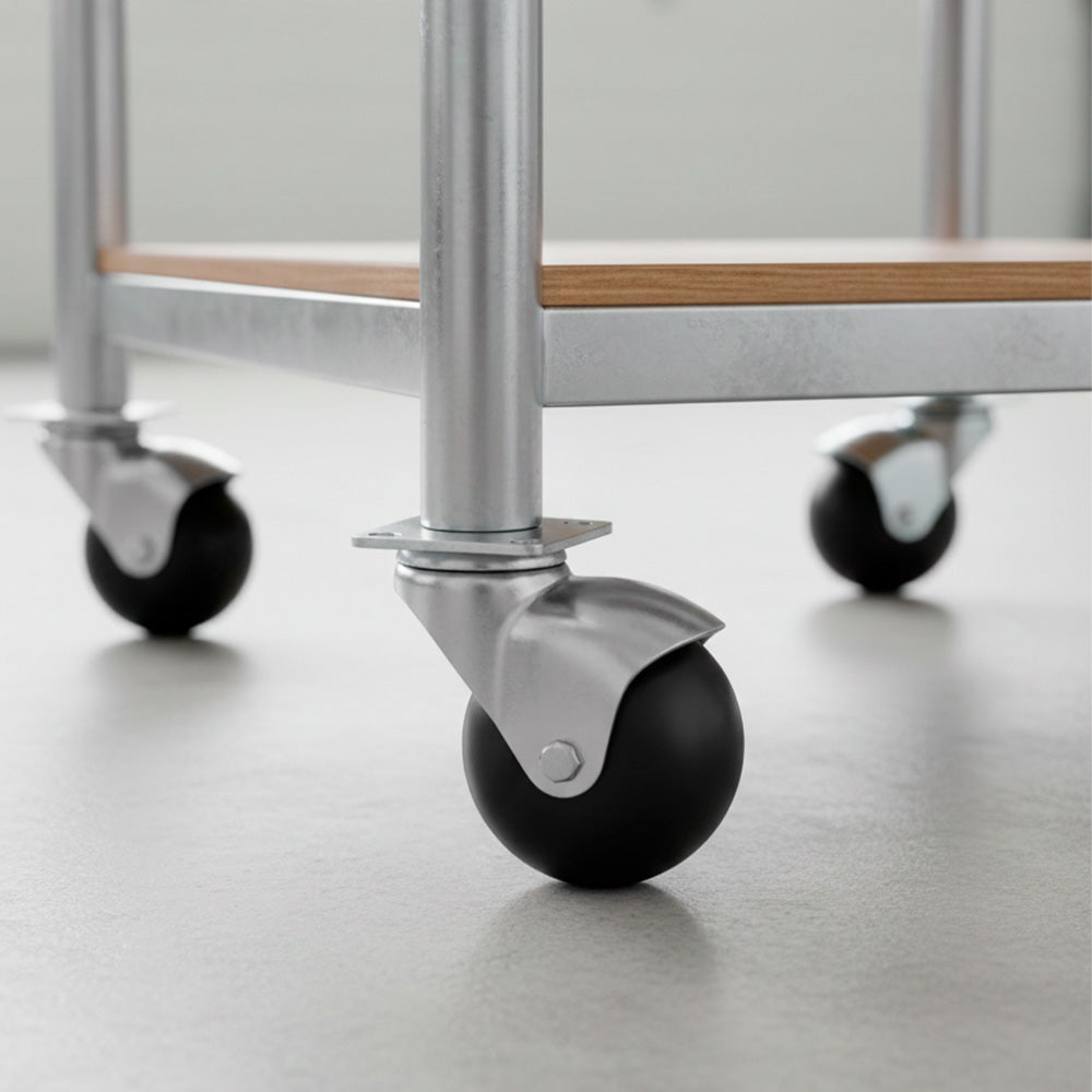 RUEDA GOMA 50MM BASE METAL 1 UND LH-1881