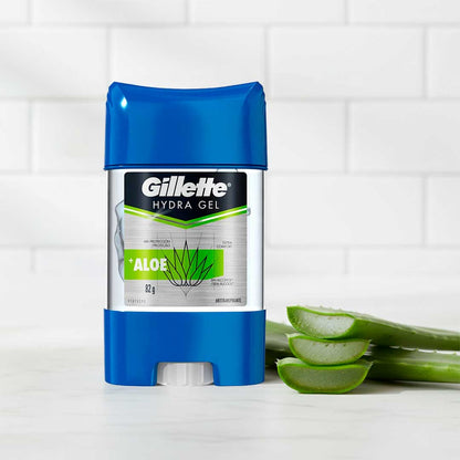 ANTITRANSPIRANTE BARRA GILLETTE HYDRA GEL ALOE 82G