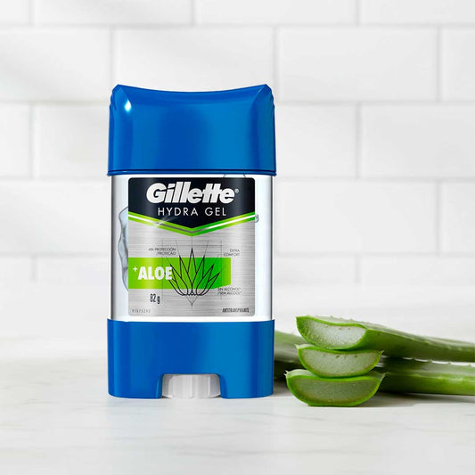 ANTITRANSPIRANTE BARRA GILLETTE HYDRA GEL ALOE 82G