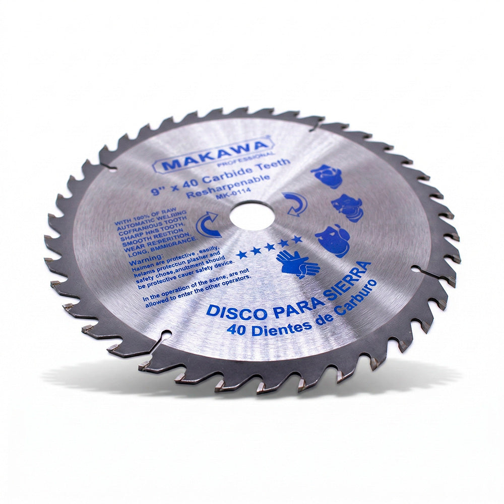 DISCO CORTE MADERA 9″ 40D MAKAWA MK-0114
