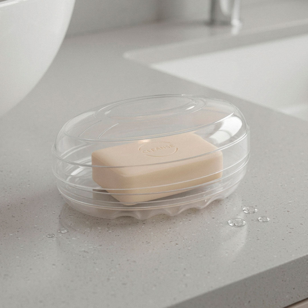 JABONERA PLASTICA C/TAPA GIPLAS MB0851