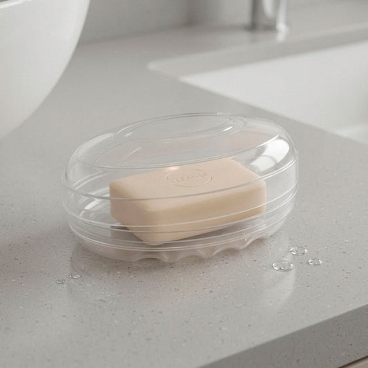 JABONERA PLASTICA C/TAPA GIPLAS MB0851