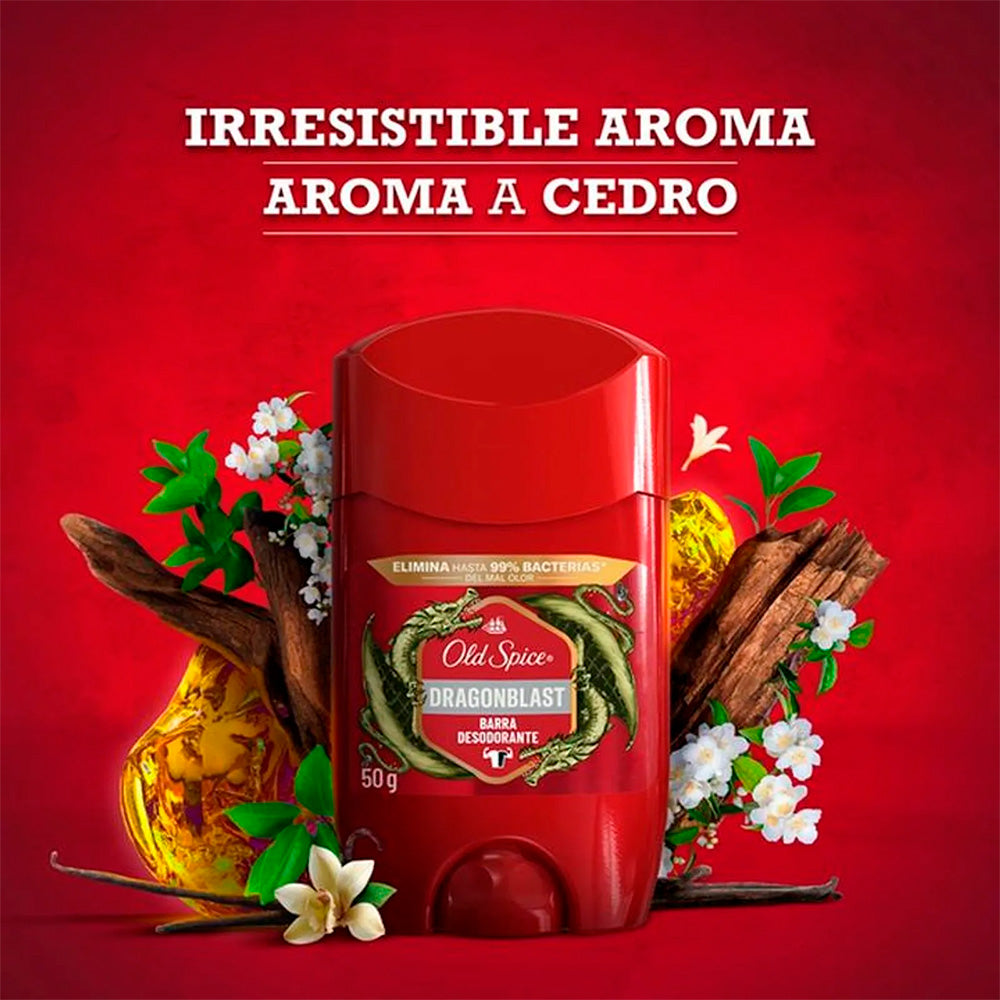 DESODORANTE EN BARRA OLD SPICE DRAGONBLAST 50G 808