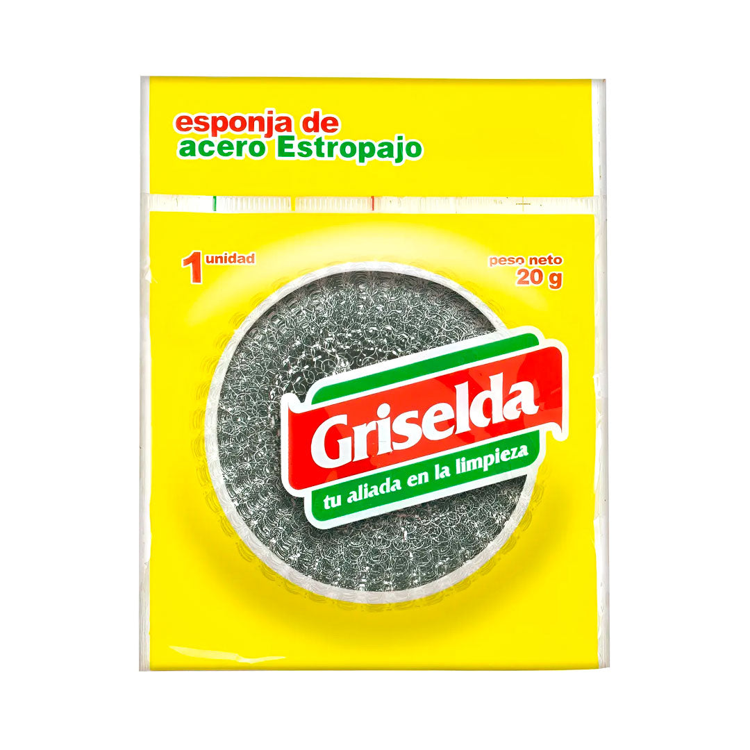 ESPONJA DE ACERO GRISELDA POR UNIDAD GR511