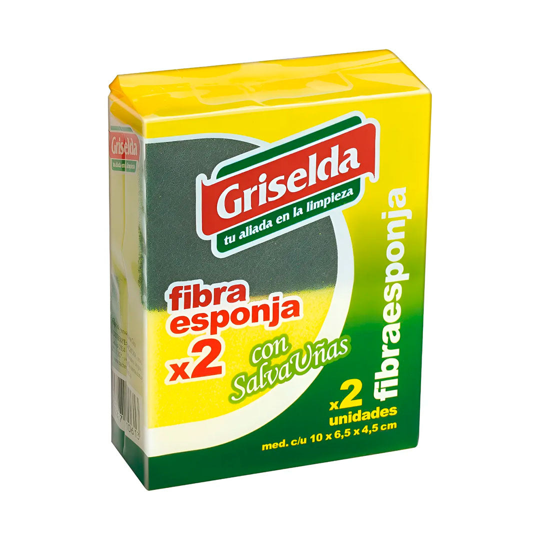ESPONJA SALVAUÑAS GRISELDA X 2UN GR452