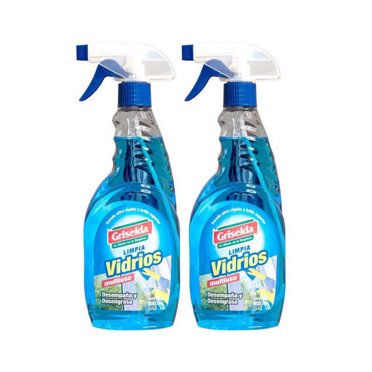 PACK L. VIDRIO  GAT. X2 GRISELDA X 500 ML GR205
