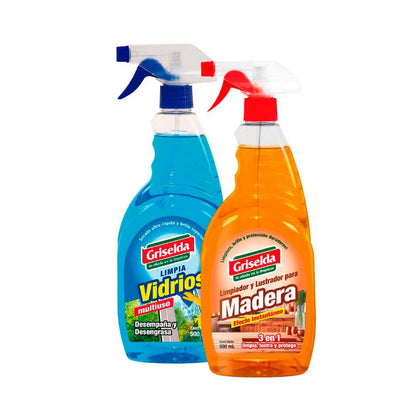 PACK L. VIDRIO GAT. +MADER GRISELDA X 500 ML GR209