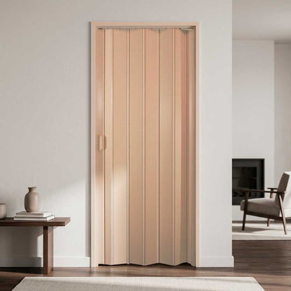 PUERTA PLEGABLE PVC 80X210CM BEIGE PLASFLEX