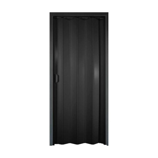 PUERTA PLEGABLE PVC 90X210CM NEGRO PLASFLEX