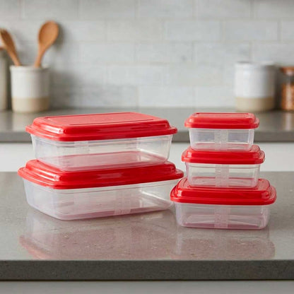 KIT 5 POTES RECTANGULARES CR-05