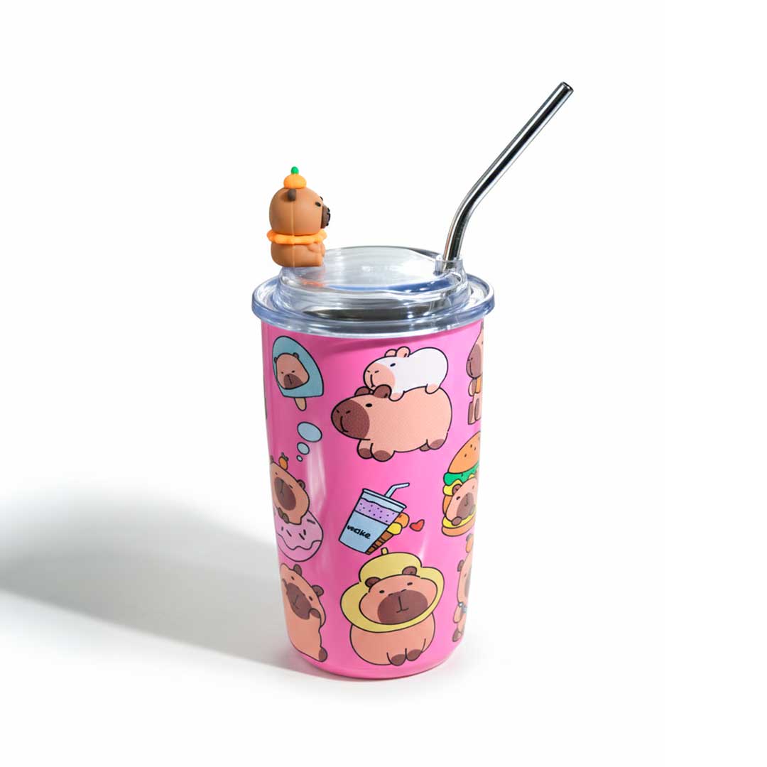 VASO TERMICO C/SORBITO 400ML D/VARIOS GL80731-1