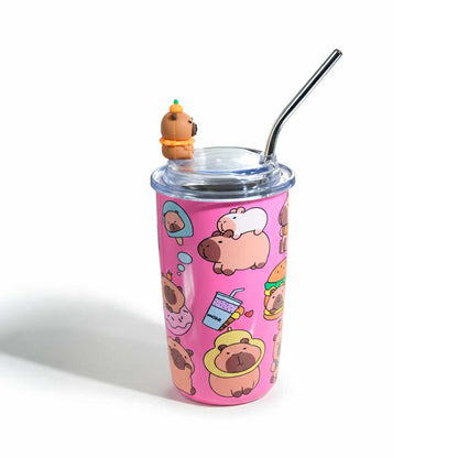 VASO TERMICO C/SORBITO 400ML D/VARIOS GL80731-1