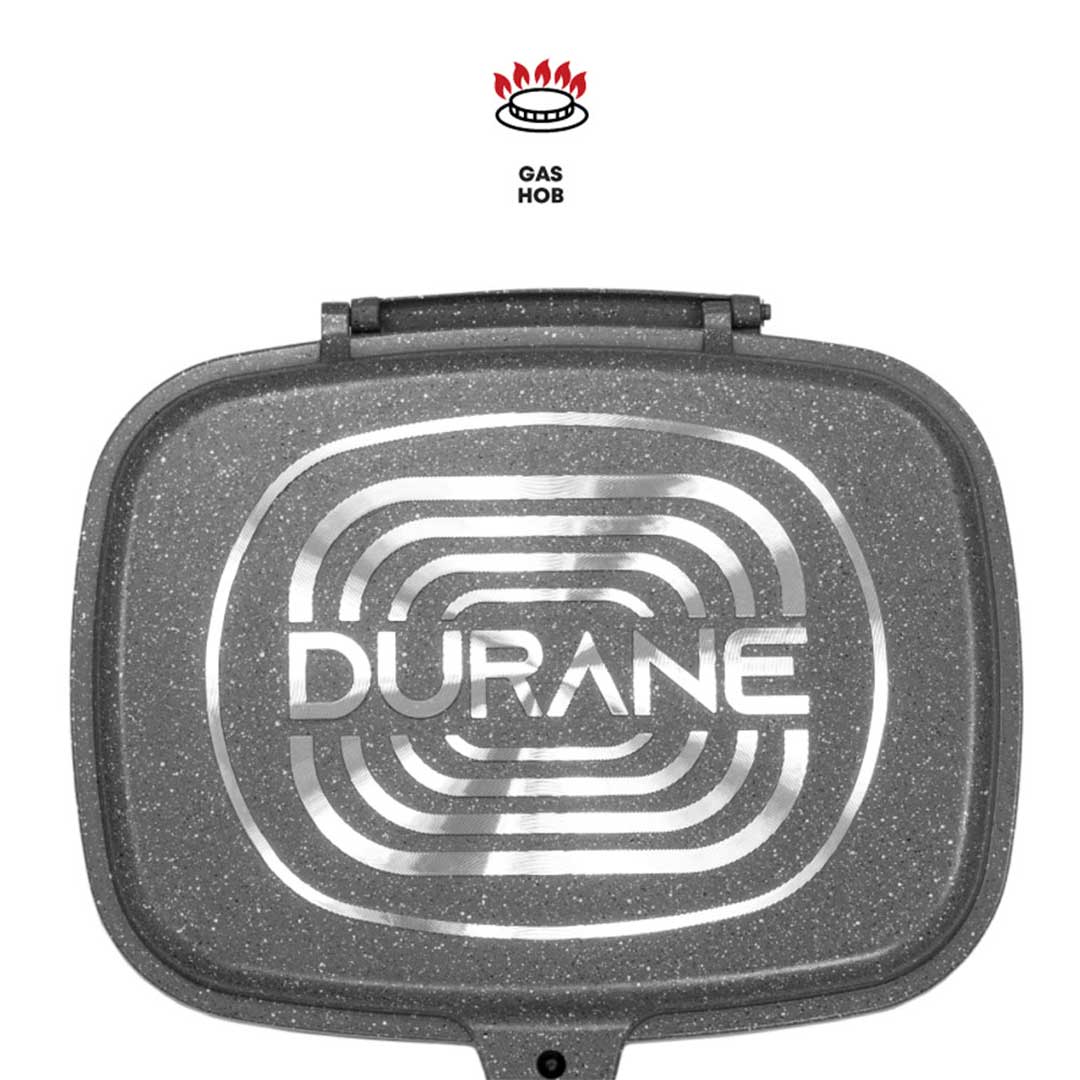 SARTEN DOBLE 32CM DURANE GRIS GL80851-1