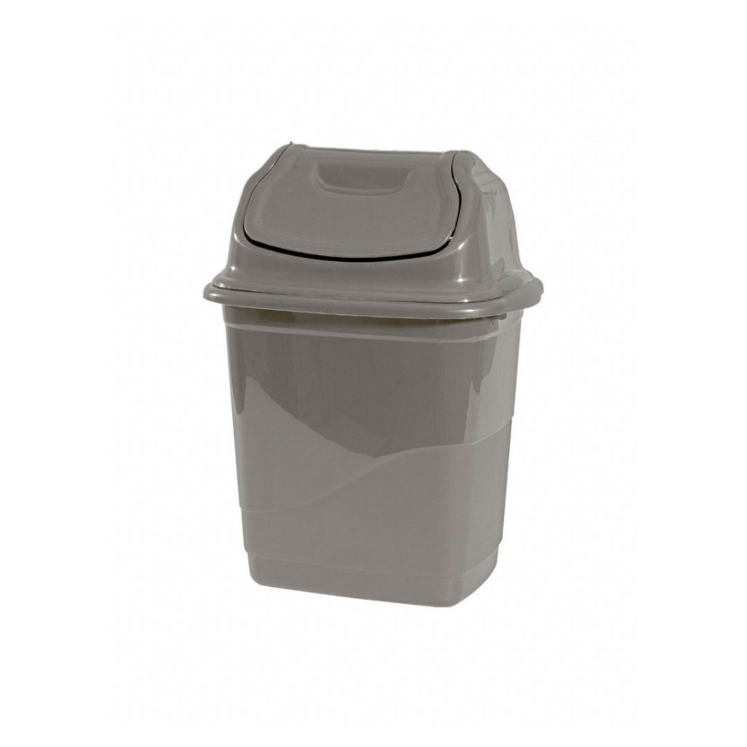 PAPELERA CON TAPA VARIOS COLORES 10L LIB-10