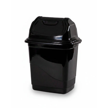 PAPELERA NEGRA TAPA 10L LIBG-10