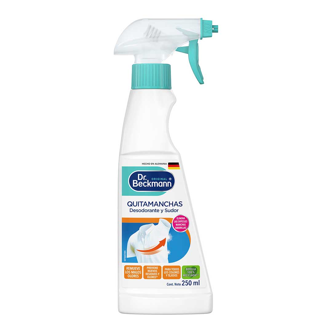 QUITAMANCHAS DESODORANTE Y SUDOR DR. BECKMANN 250M