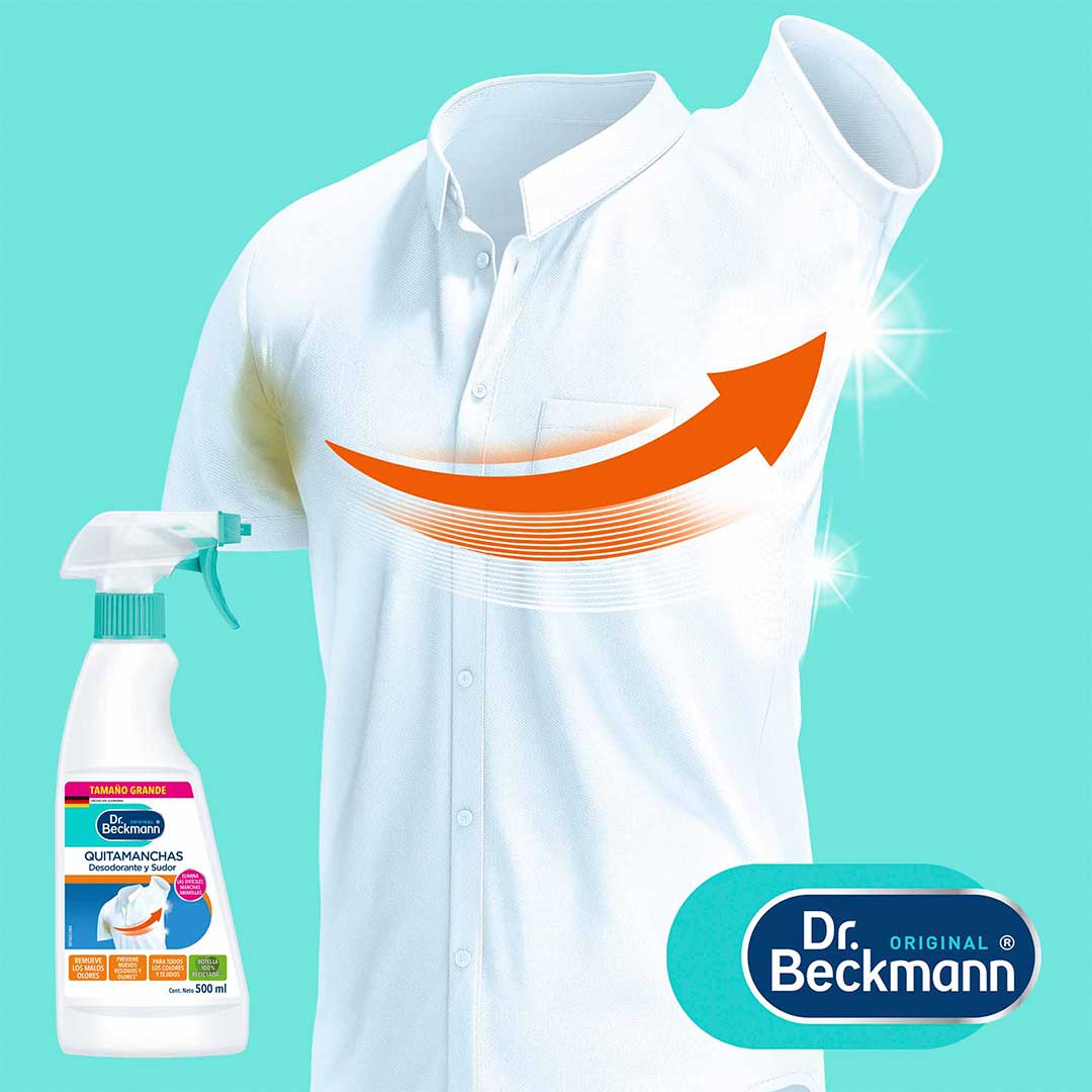 QUITAMANCHAS DESODORANTE Y SUDOR DR. BECKMANN 250M