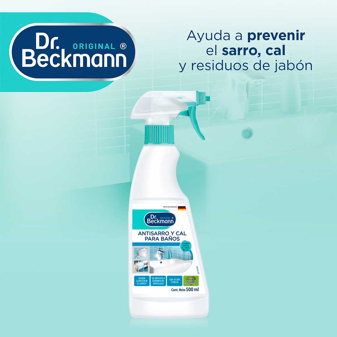 LIMPIADOR ANTISARRO Y CAL BAÑOS DR. BECKMANN 500ML