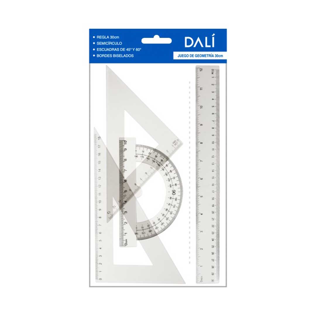 JUEGO DE GEOMETRIA GRANDE DALI 30CM 2732