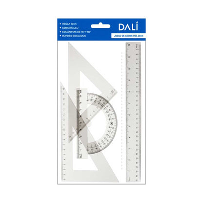 JUEGO DE GEOMETRIA GRANDE DALI 30CM 2732