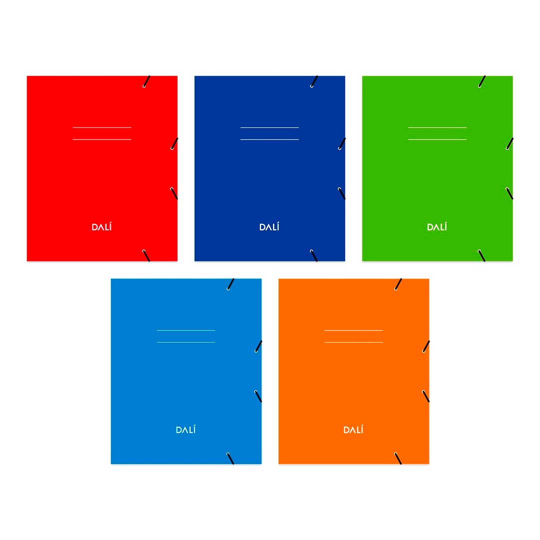 CARPETA ESCOLAR DALI COLORES LISO.2070-2047
