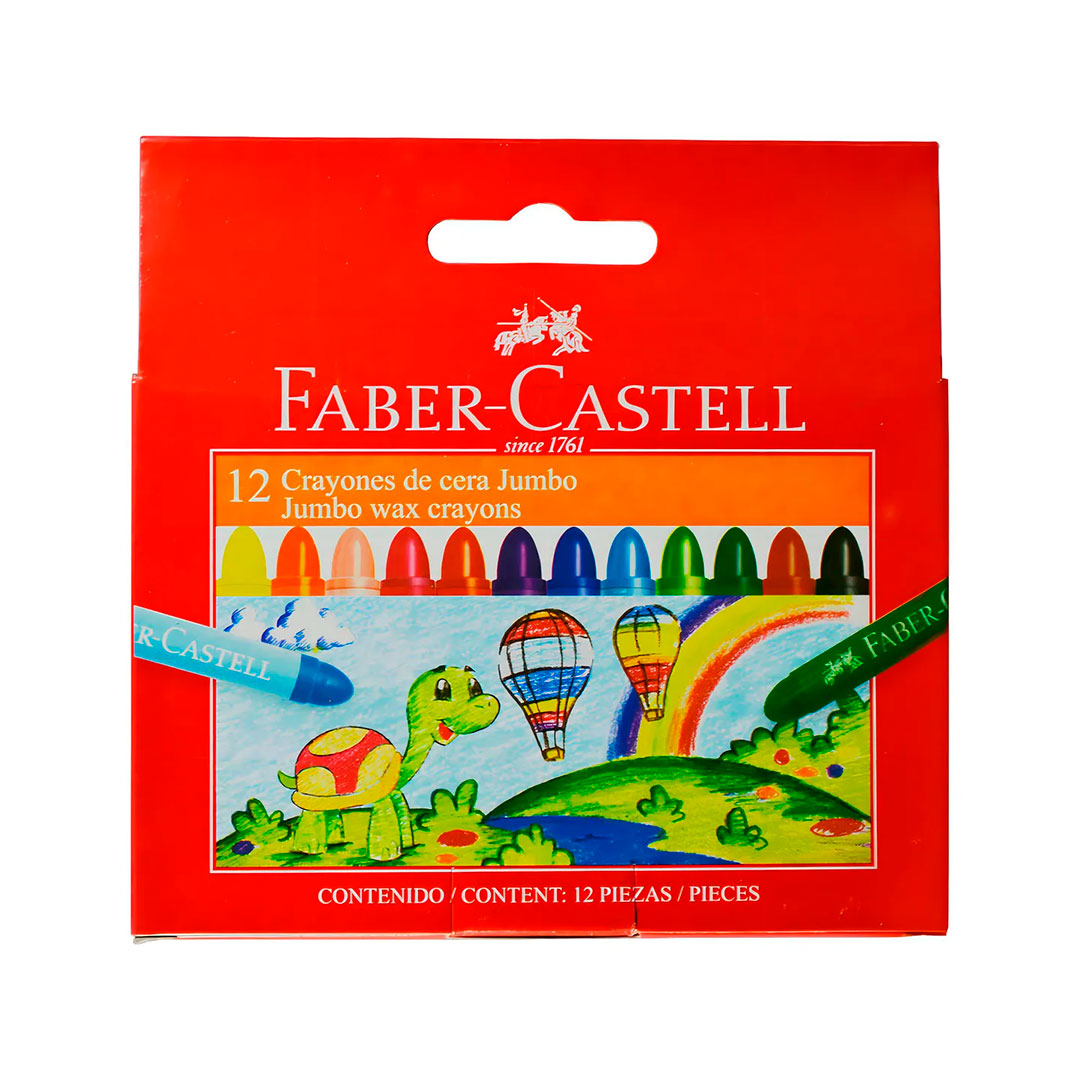 CRAYOLAS YUMBO X12UN FABER CASTELL 2432