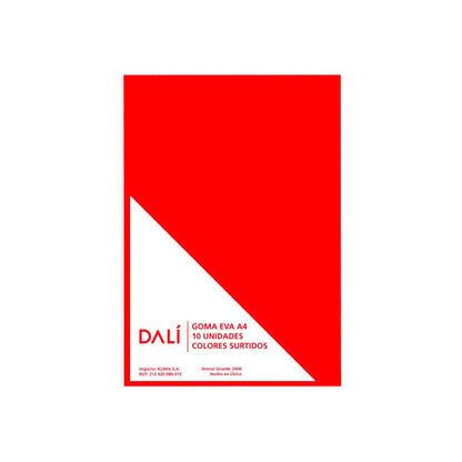 GOMA EVA DALI PQ 10HOJAS 2683