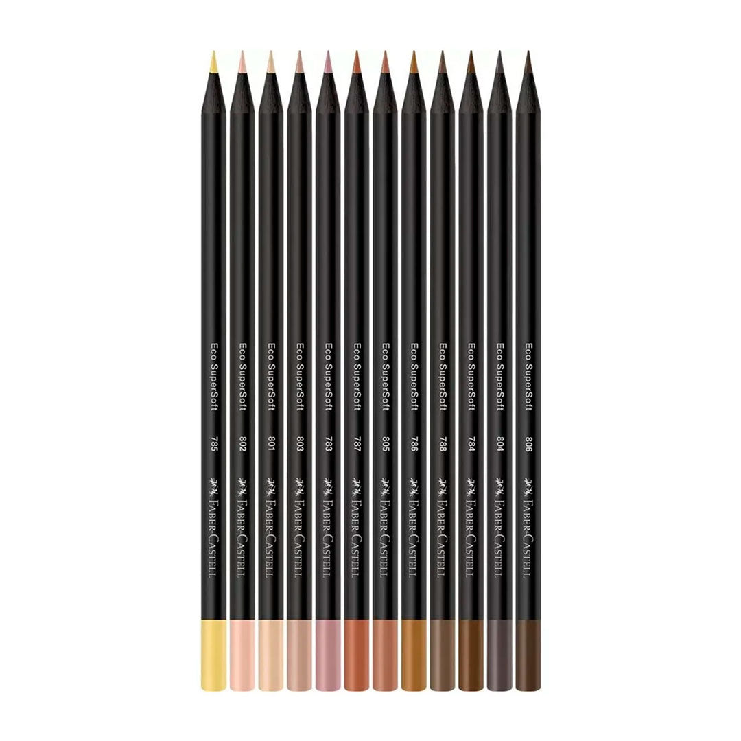 LAPICES SUPERSOFT X12 CON KIT FABER CASTELL 2747