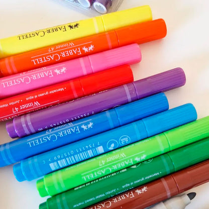 MARCADORES GRUESOS X12 FABER CASTELL 2920
