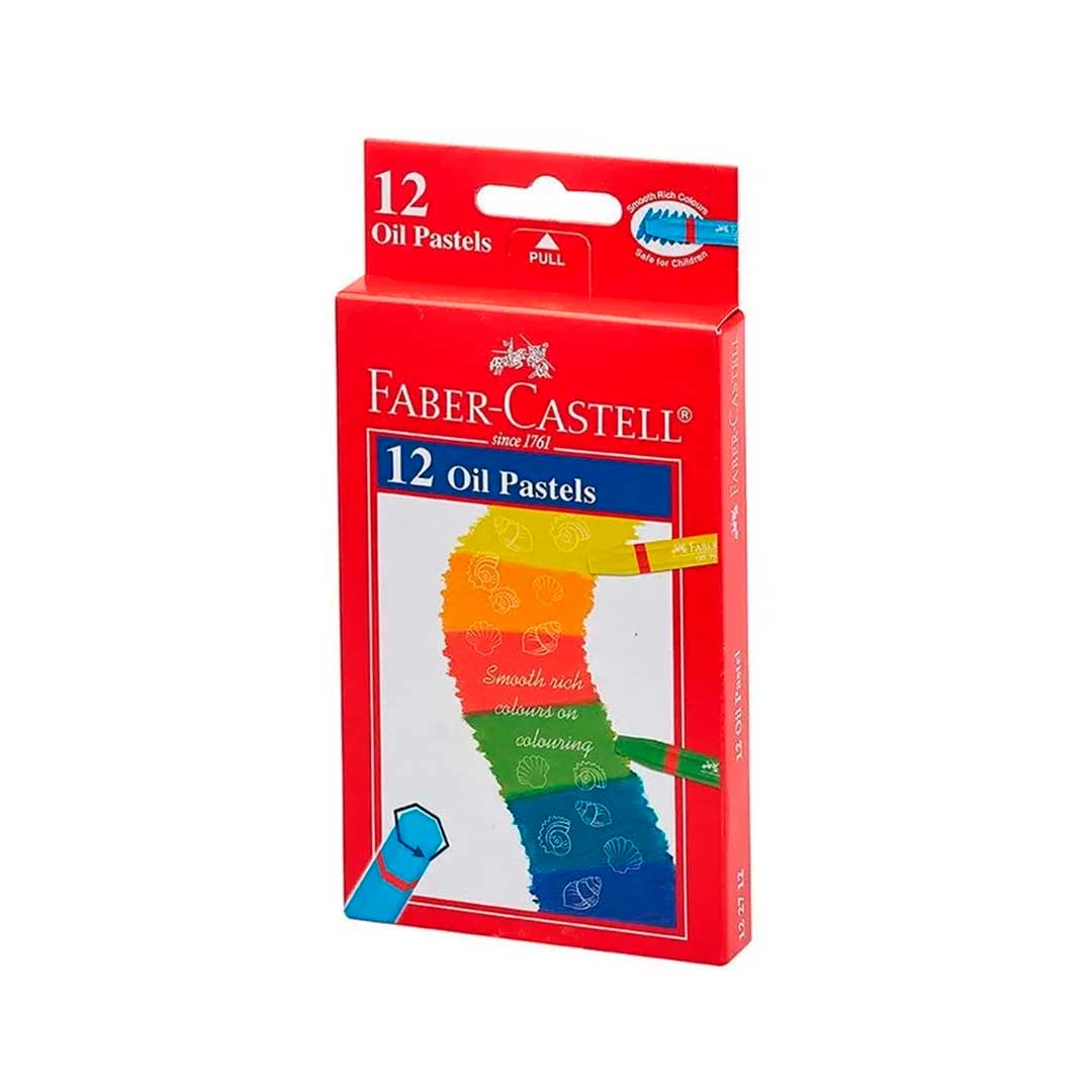 OLEO PASTEL 12 COLORES FABER CASTELL 1405