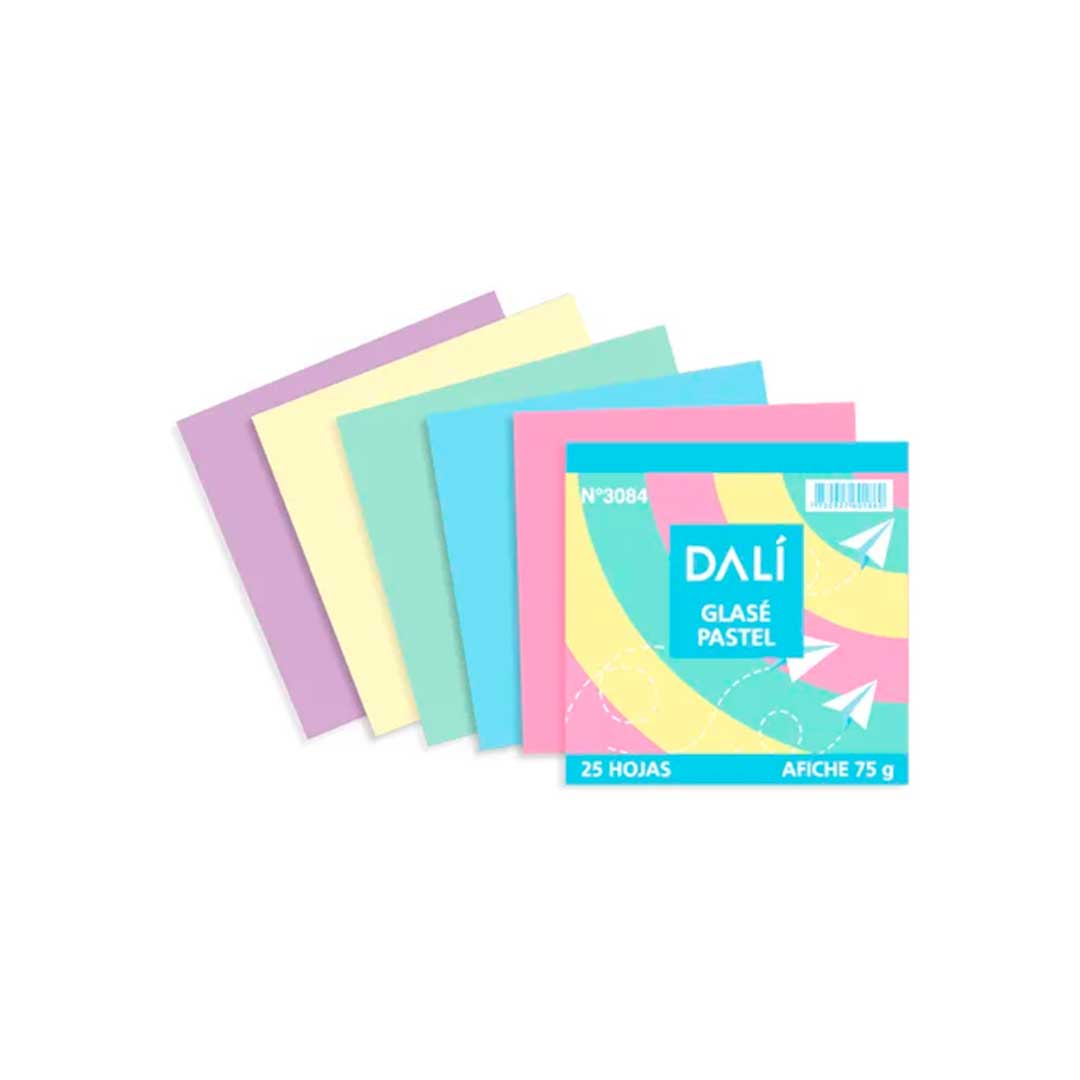 PAPEL GLASE PASTEL DALI 3084