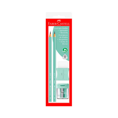 SET ESCOLAR EN BLISTER VDE AGUA 2368
