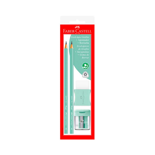 SET ESCOLAR EN BLISTER VDE AGUA 2368