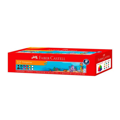 TEMPERA SURTIDA FABER CASTELL X12 3323