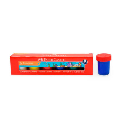 TEMPERA SURTIDA FABER CASTELL X6 3322