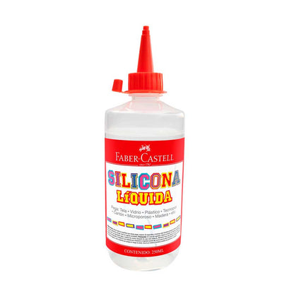 SILICONA LIQUIDA PARA GOMA EVA 250ML FABER-CASTELL