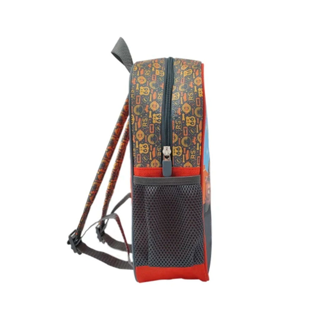 MOCHILA 30X23X10 TAFETA CARS ROJO