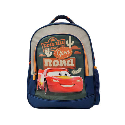 MOCHILA 40X30X14 JACQUARD CARS NEGRO
