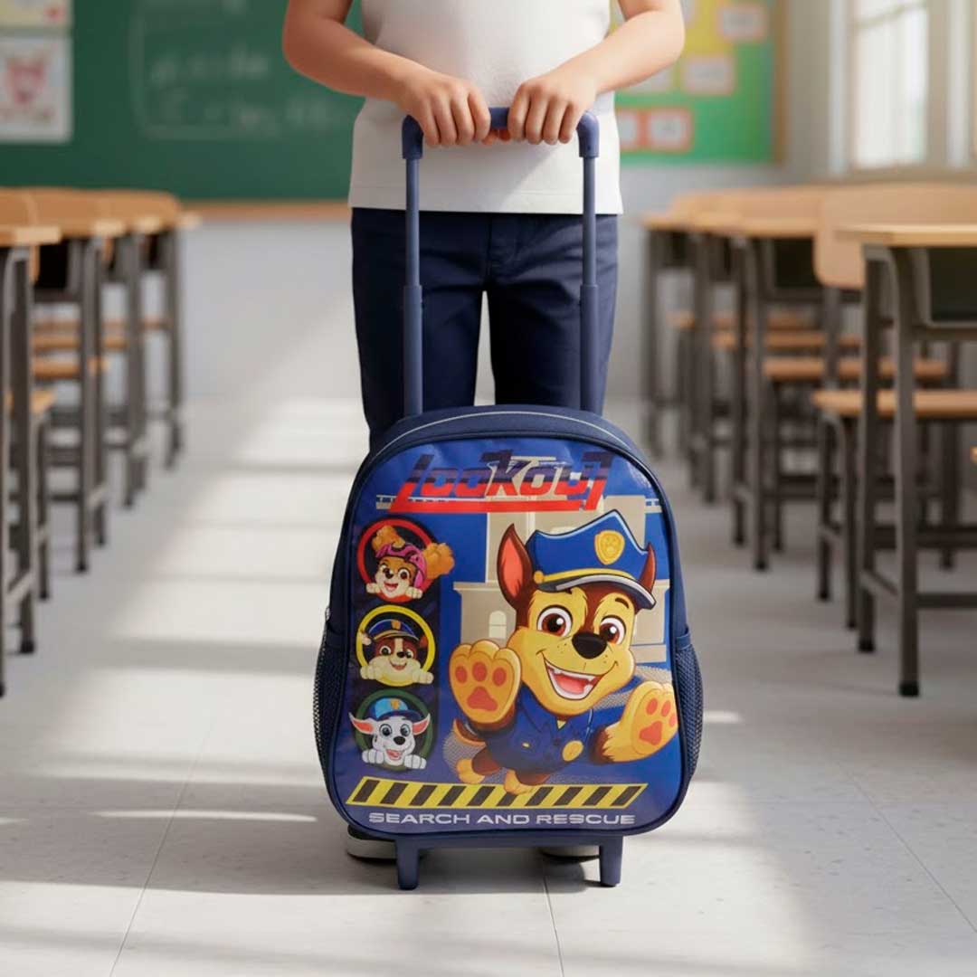 MOCHILA CARRO 30X24X20 PAW PATROL V AZUL