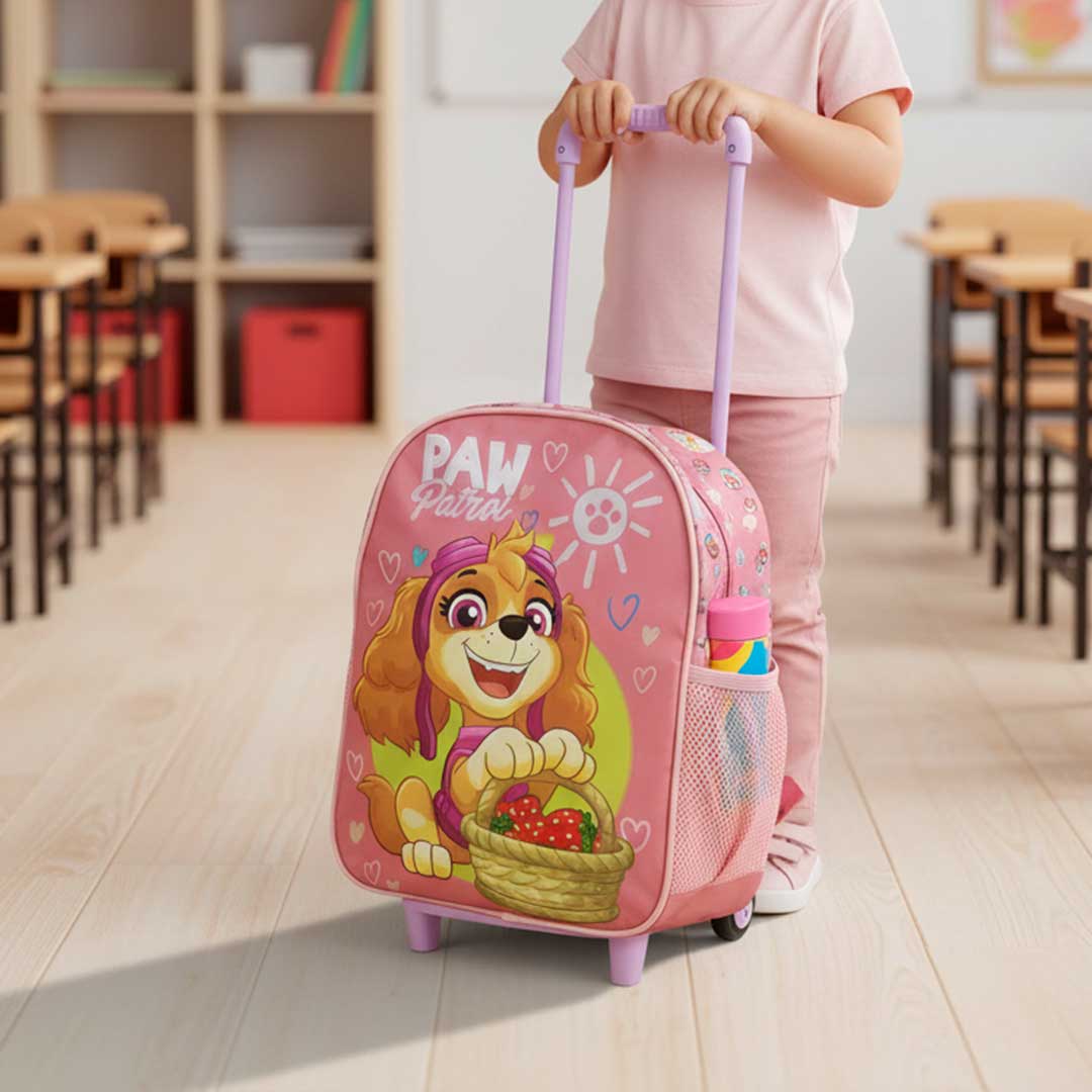 MOCHILA CARRO 30X23X10 TAFETA PAW FEM CORAL