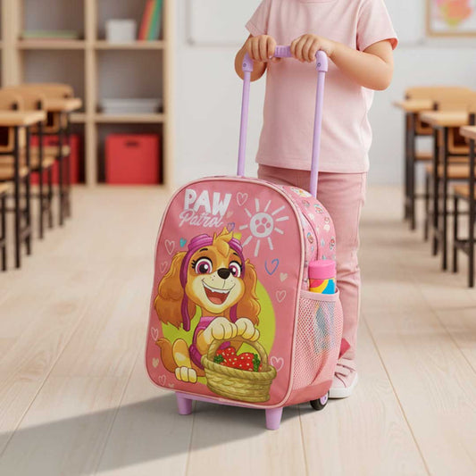 MOCHILA CARRO 30X23X10 TAFETA PAW FEM CORAL