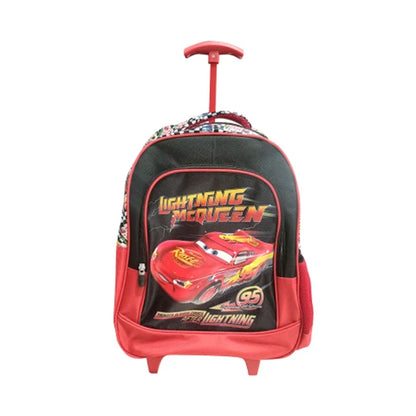 MOCHILA CARRO 40X30X14 JACQUARD CARS NEGRO