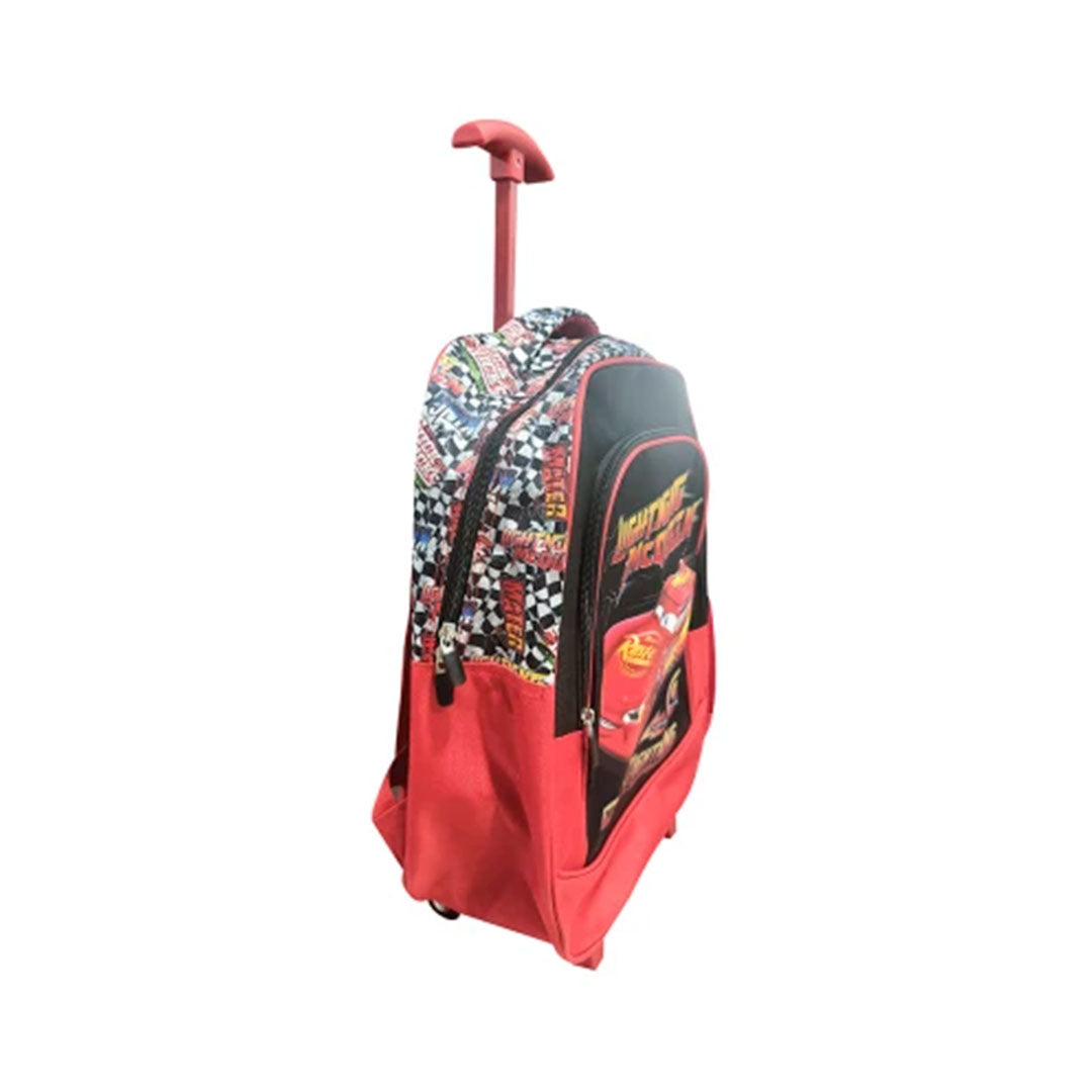 MOCHILA CARRO 40X30X14 JACQUARD CARS NEGRO