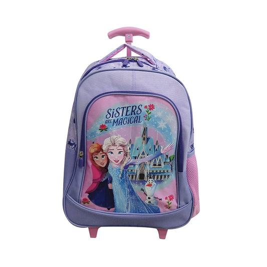 MOCHILA CARRO 40X30X14 JACQUARD FROZEN LILA