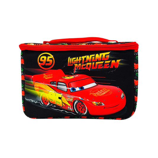 MOCHILA LUNCHERA 22X16X18 CARS NEGRO