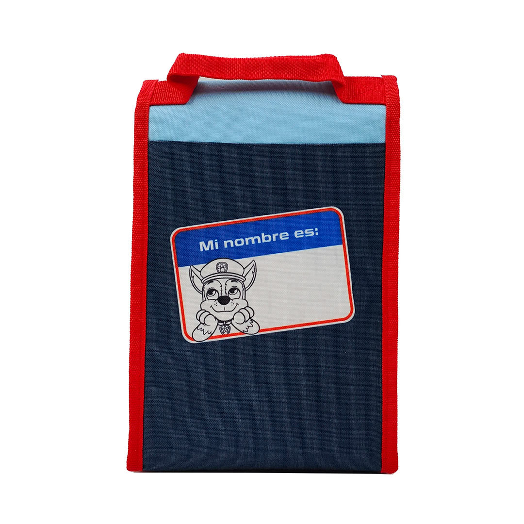 MOCHILA LUNCHERA 24.5X17.5X12 PAW PATROL M AZUL