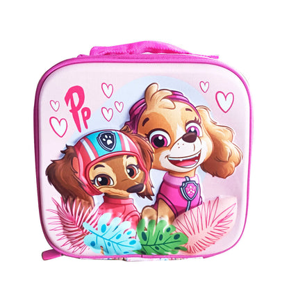 MOCHILA LUNCHERA 3D 22X22 PAW PATROL F CORAL